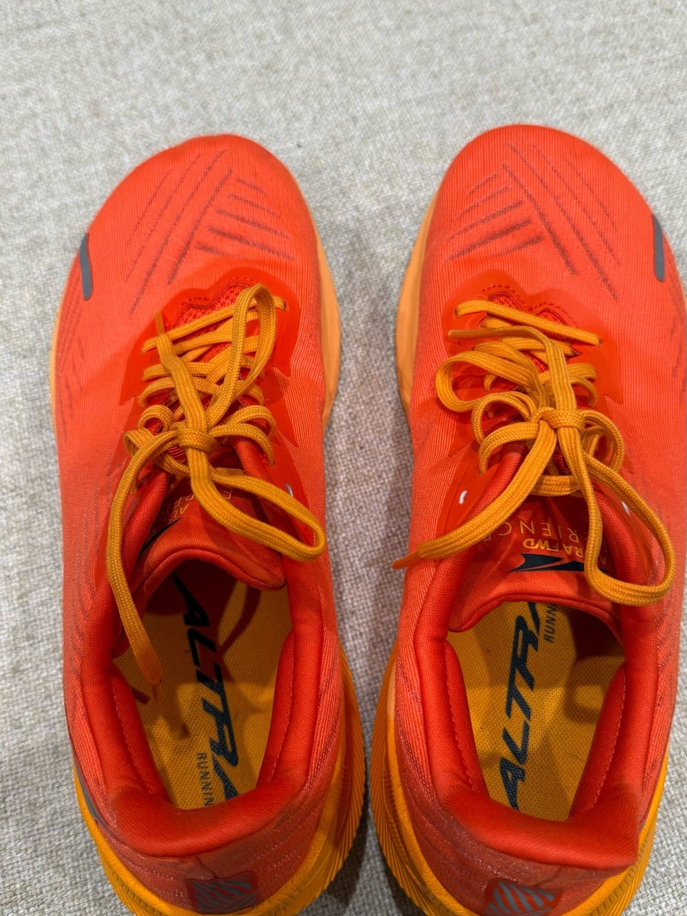 Altra FWD Experience Men's Performance Running Shoes - Vibrant Orange size 9.5 - Picture 5 of 7